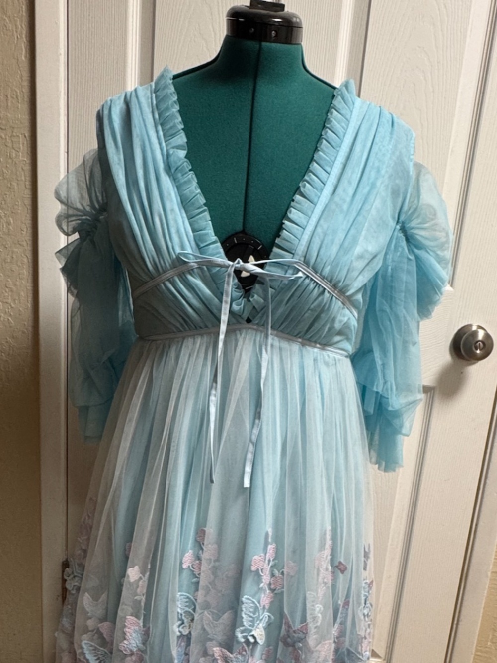 Fairy Tong Aurora Butterfly Dress - Baby Blue (Size L)